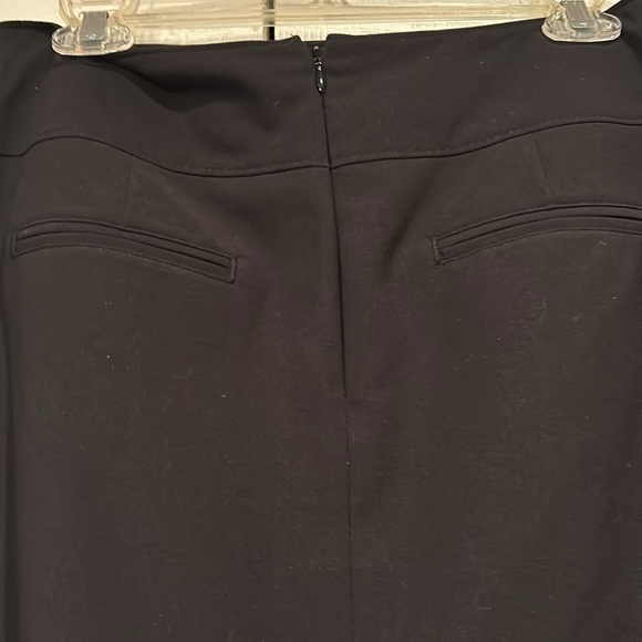 Worthington sz 8 Lined Cotton Skirt, Back Zipper and Pockets - Picture 3 of 5